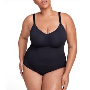 New HONEYLOVE Black Vamp Cami Bodysuit Size Plus 2X